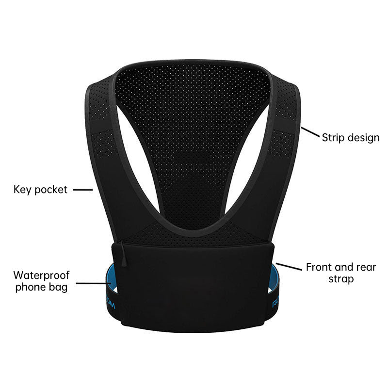 Night Reflective Running Chest Bag Outdoor Sports Running Cycling Mountaineering Sports Backpack Running Vest Bag